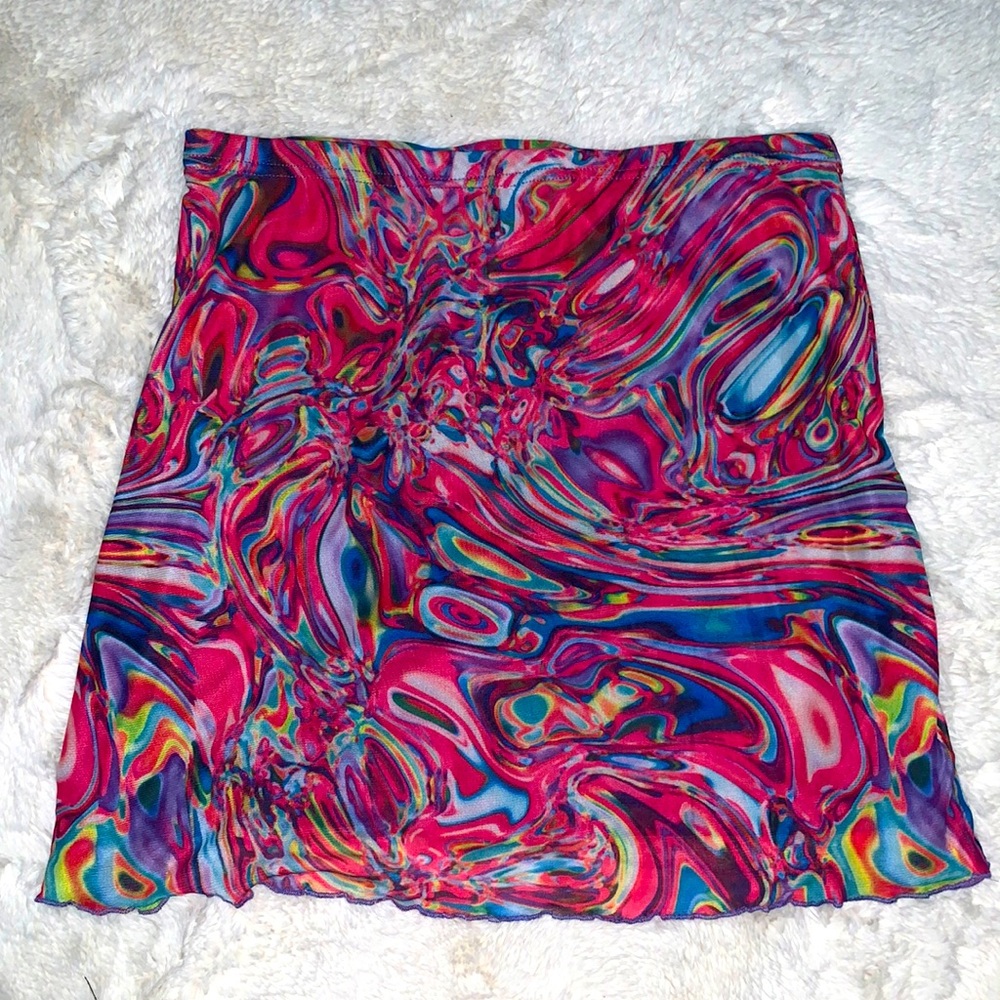 Cute, multicolored skirt!